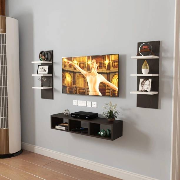 ESTANTERIA Paradise Wood Wall Mount tv unit, tv stand Engineered Wood TV Entertainment Unit