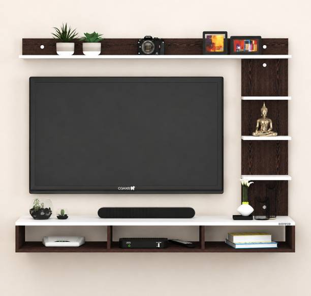 Kravique Crafts Engineered Wood TV Entertainment Unit