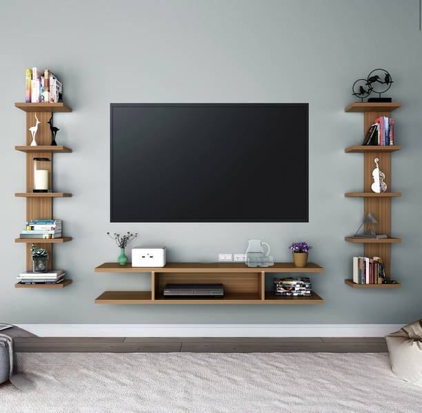YPG CRAFT Engineered Wood TV Entertainment Unit
