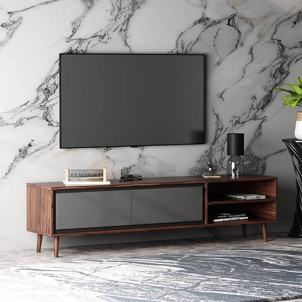 ELMSPIRE Solid Wood TV Entertainment Unit