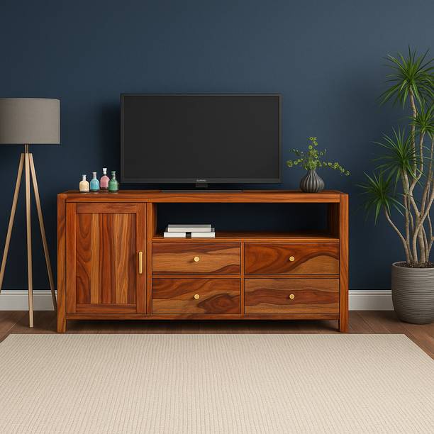 urban twig uraban twig sheesham Collection Solid Wood TV Entertainment Unit