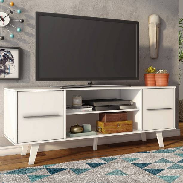Madesa Modern 55" TV's Console Engineered Wood TV Entertainment Unit