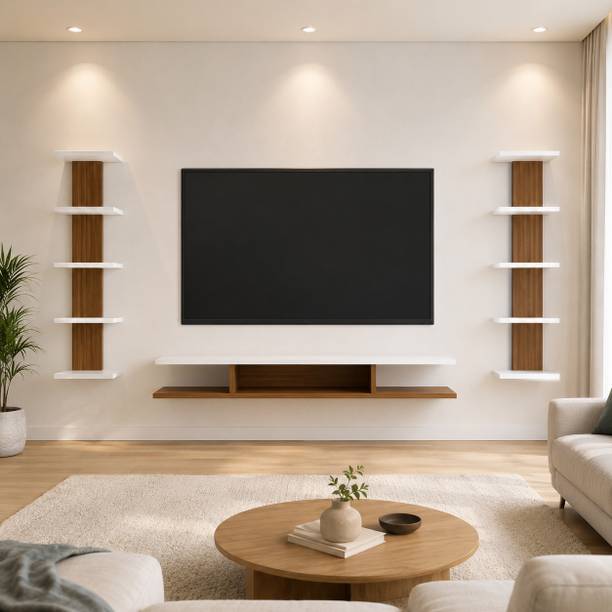 MD Furniturs Tv Cabinet Entertainment Series Engineered Wood TV Entertainment Unit