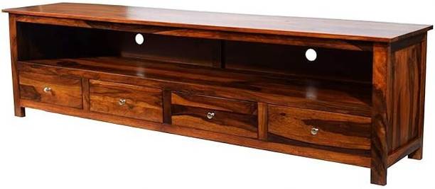Mamata Wood Decor Rosewood(Sheesham) Solid Wood TV Unit with 4 Drawers For Living room Solid Wood TV Entertainment Unit