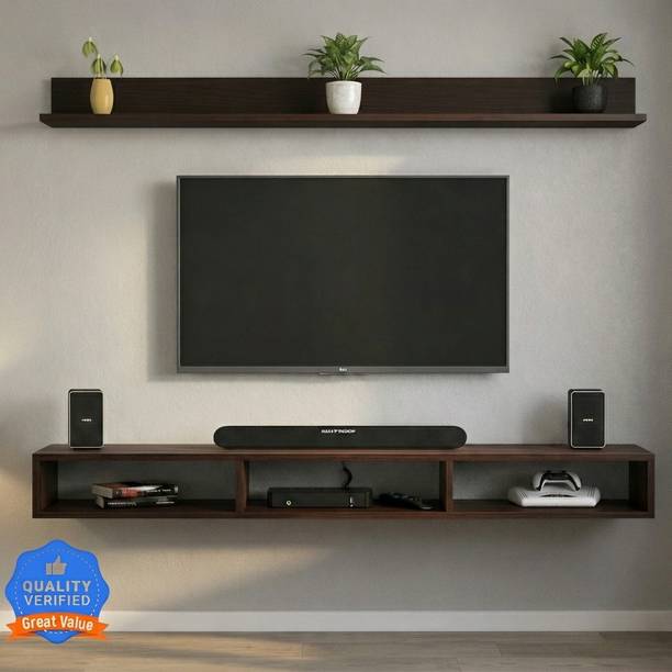 DIY HOME SUPER 52 inch/TV Stand/TV Cabinet Engineered Wood TV Entertainment Unit