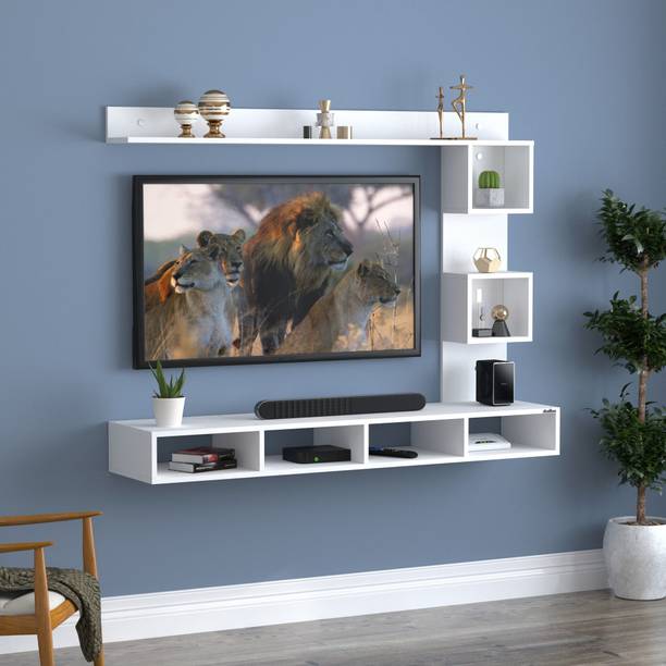 ANIKAA Irina TV Cabinet | Wall TV Unit Engineered Wood TV Entertainment Unit