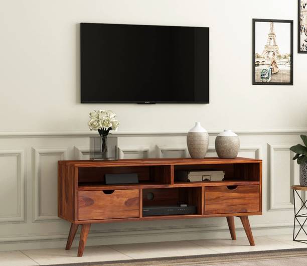 AARAMWEAR Classic Wood Series Engineered Wood TV Entertainment Unit