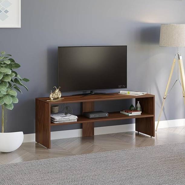 PEDPIX Stand for Living Room | Open Shelf TV Cabinet for 32-43 Inch TVs Engineered Wood TV Entertainment Unit