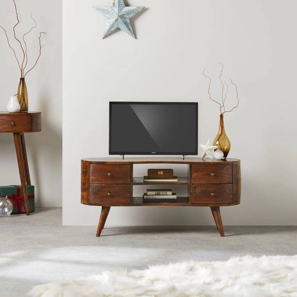 SMAART CRAAFTS Solid Wood TV Entertainment Unit