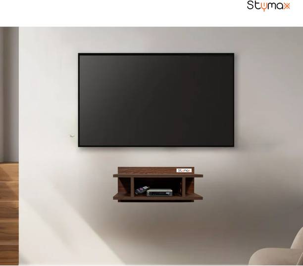 Stymax SETUP BOX STAND / HOLDER / WIFI HOLDER / ROUTER FOR WALL SBT06 Engineered Wood TV Entertainment Unit