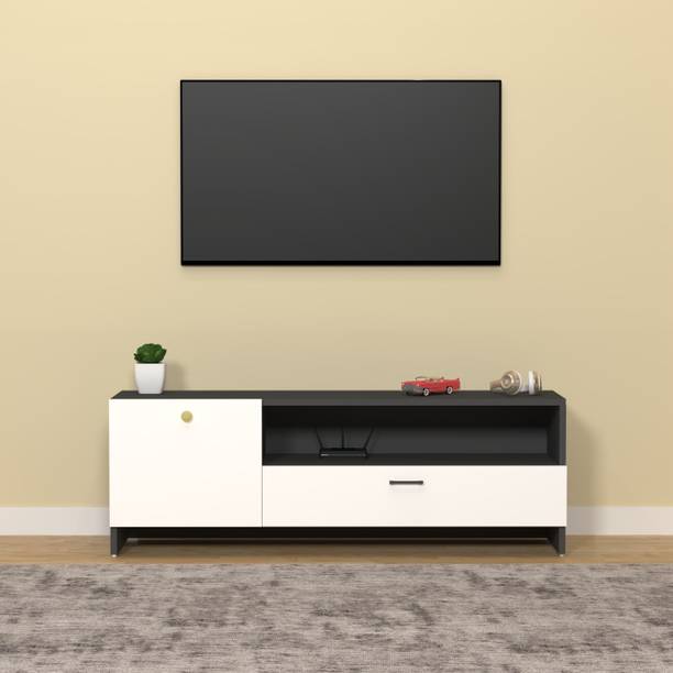 Flipkart Perfect Homes Modern Engineered Wood TV Unit Cabinet with Storage for Living Room, Bedroom Engineered Wood TV Entertainment Unit