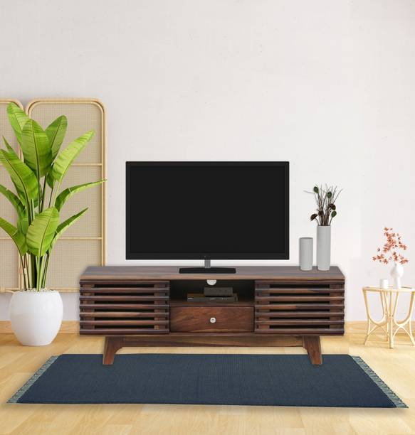 Vintage Home Urban Glow Entertainment Stand Jodhpur Furniture Solid Wood TV Entertainment Unit