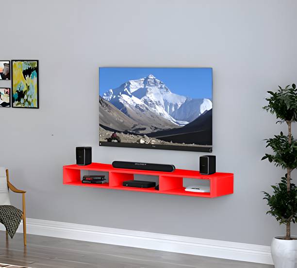 Livster MDF Wooden TV Cabinet for Living Room – Compact & Stylish Design Engineered Wood TV Entertainment Unit