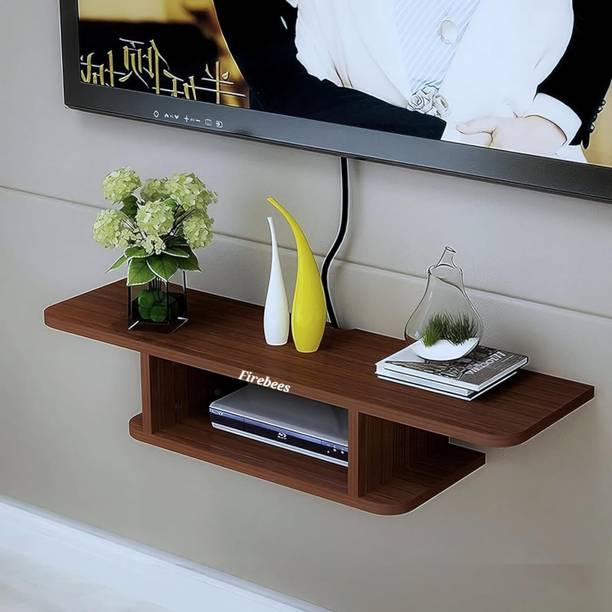 CHARMWUD tv setup box stand wooden wall rack Led tv stand wooden Engineered Wood TV Entertainment Unit