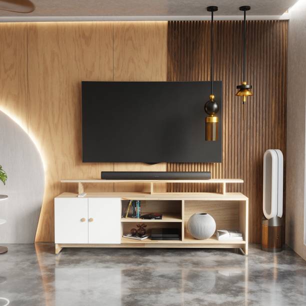Spyder Craft Modern TV Unit Cabinet with Storage for Living Room Furniture Engineered Wood TV Entertainment Unit