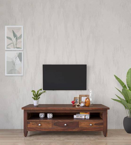 FLYWOOD SCB-1411 Solid Wood TV Entertainment Unit