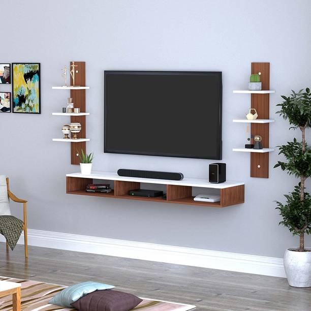 REDWUD Craxy Wall Mounted Engineered Wood TV Entertainment Unit