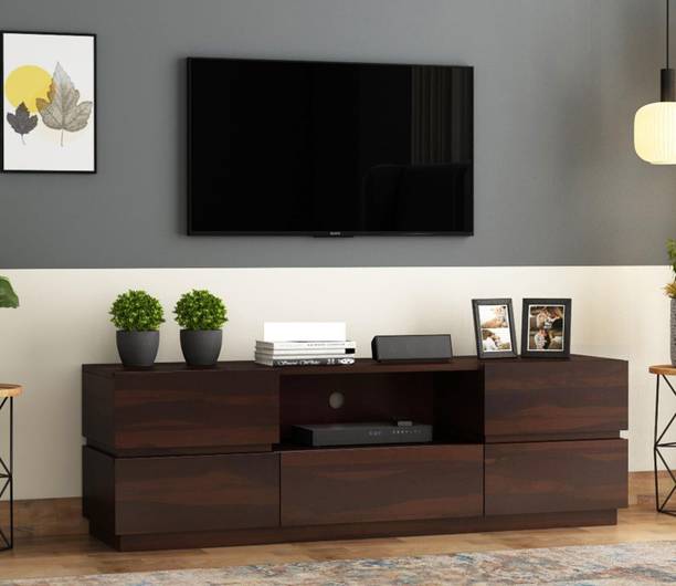 AMBICA WOODMART Solid Wood TV Entertainment Unit