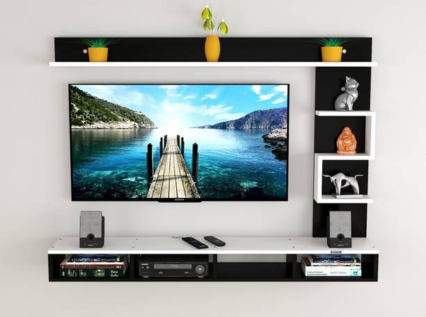 ERAWUD 43 Inch Tv Unit For Living Room TV Stand TV Cabinet TV Set Up Box Engineered Wood TV Entertainment Unit