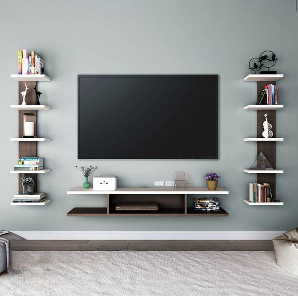 SOAMI; CARVING THE FUTURE OF WOODS TV CABINET UNIT TV ENTERTAINMENT UNIT 50 INCH TN/WHITE Engineered Wood TV Entertainment Unit