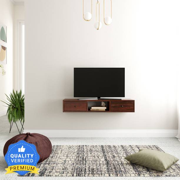 Flipkart Perfect Homes PureWood Mango TV Entertainment Unit