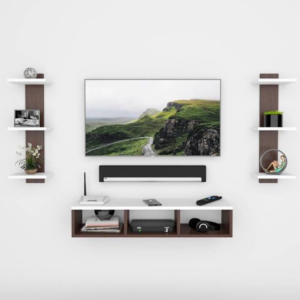 ANIKAA David Wall TV Unit Engineered Wood TV Entertainment Unit
