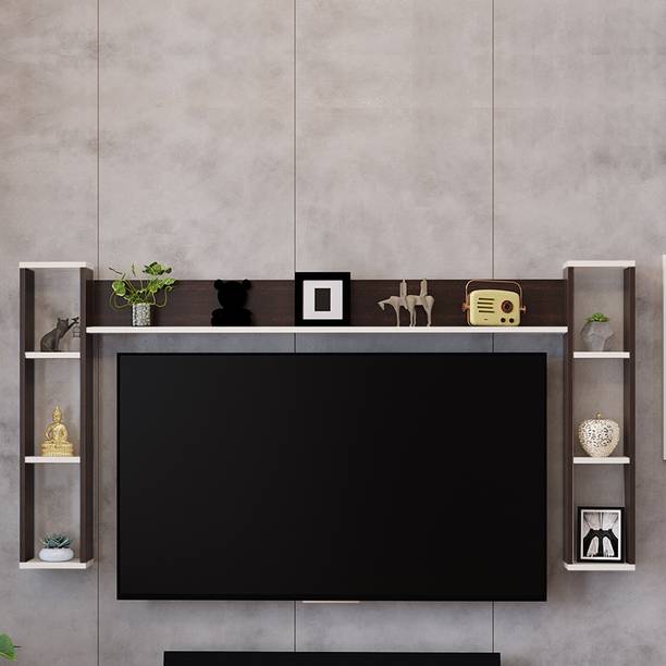 WOODWIDER Aspen Wall Hanging TV Stand Unit Cabinet Rack Showcase, 65" Engineered Wood TV Entertainment Unit