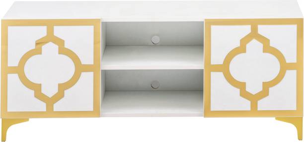 ROCCO Gold Lux Premium Engineered Wood TV Entertainment Unit