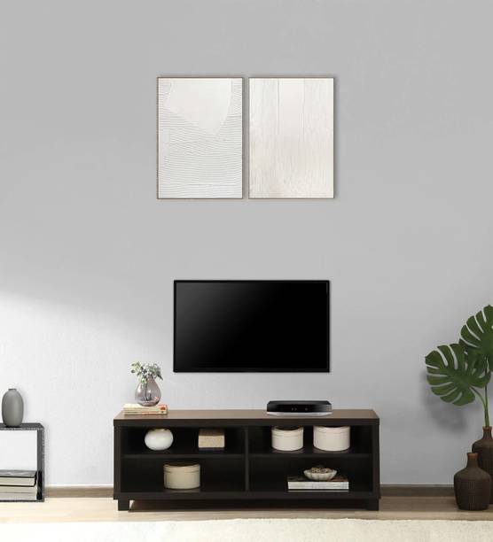 Mintwud from Pepperfry Koshiro Wooden TV Entertainment Unit/Console Table For Living Room/Home Engineered Wood TV Entertainment Unit