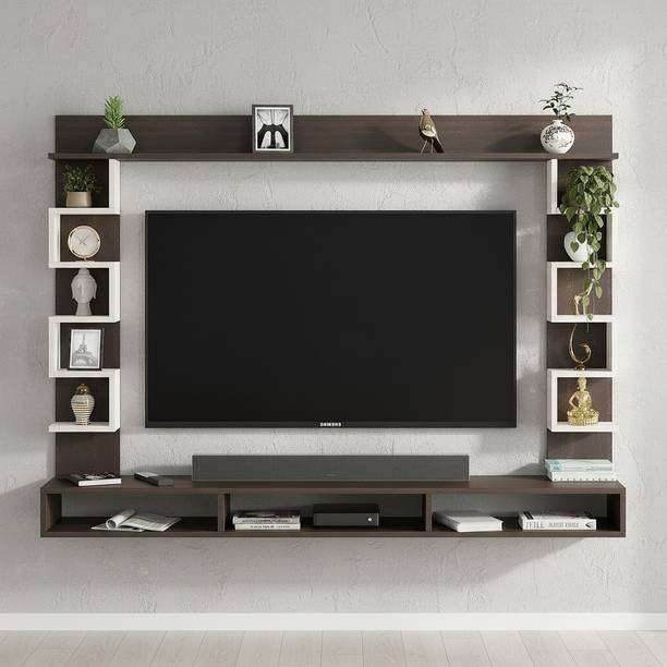 FURNEASER Cabiar TV Entertainment Units 55" Wall Cabinet, Stand, Rack, Shelf, Engineered Wood TV Entertainment Unit