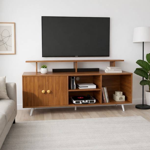 Avenue Venture Matte Finish TV Entertainment Unit Stand for Living Room Engineered Wood TV Entertainment Unit