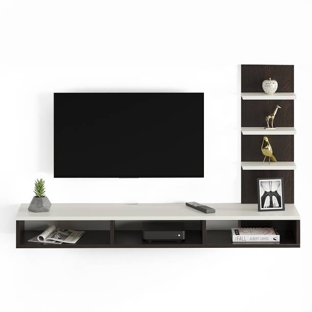 FURNEASER Forfix Wall Mount Tv Cabinet, Stand, Rack, Shelf, Showcase with Display Shelf, Engineered Wood TV Entertainment Unit