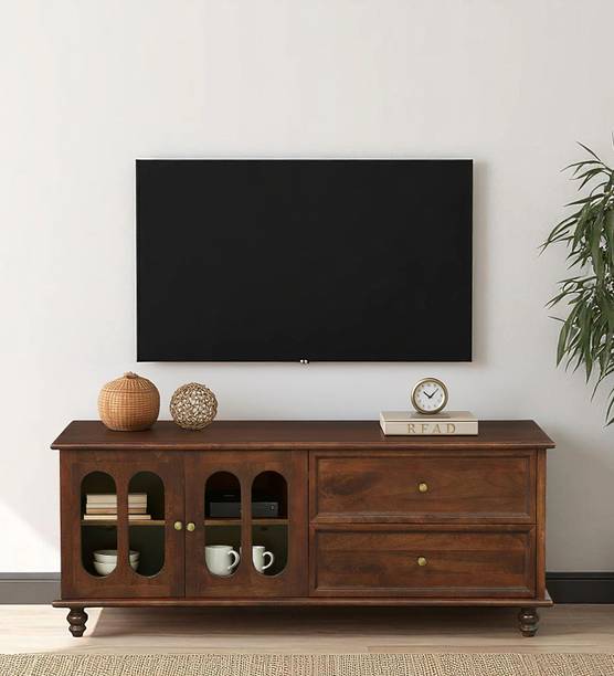 FLYWOOD SCB-1283 Solid Wood TV Entertainment Unit