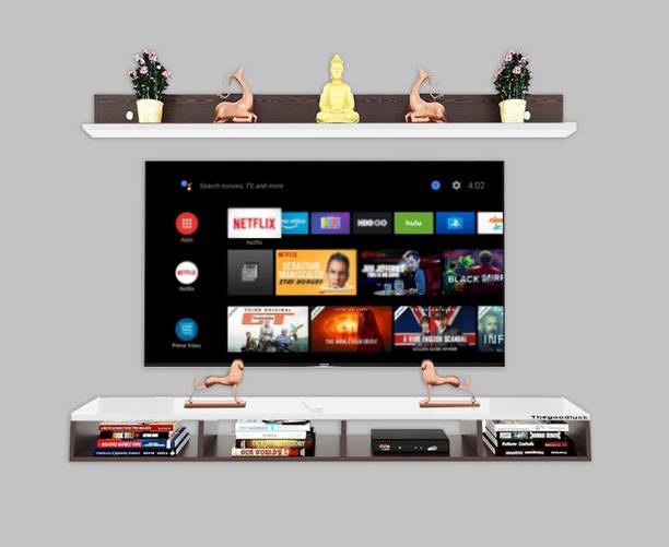 TheGoodLuck 32 to 43 inches Wooden LED TV cabinet stand Engineered Wood TV Entertainment Unit