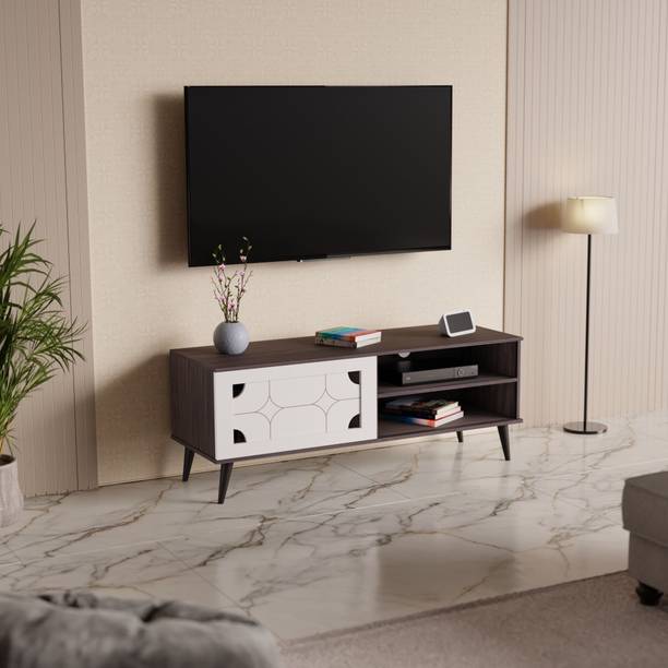 beaatho beAAtho Nexa,Tv Unit with Display Shelves & Cabinet Storage Engineered Wood TV Entertainment Unit