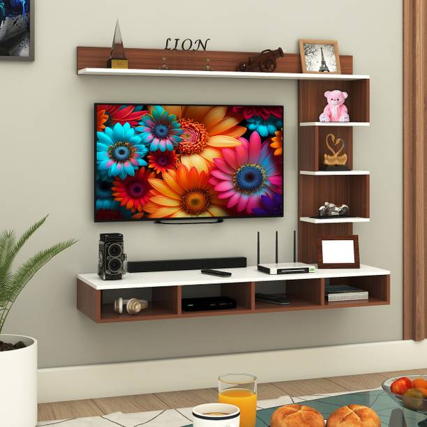 Odestar Wall Mounted tv unit Furniture Table 46 Inch/ TV Stand/TV Cabinet Engineered Wood TV Entertainment Unit