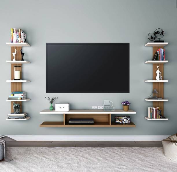 YPG CRAFT Engineered Wood TV Entertainment Unit