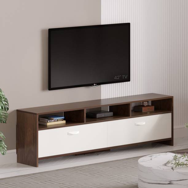 BLUEWUD Engineered Wood TV Entertainment Unit