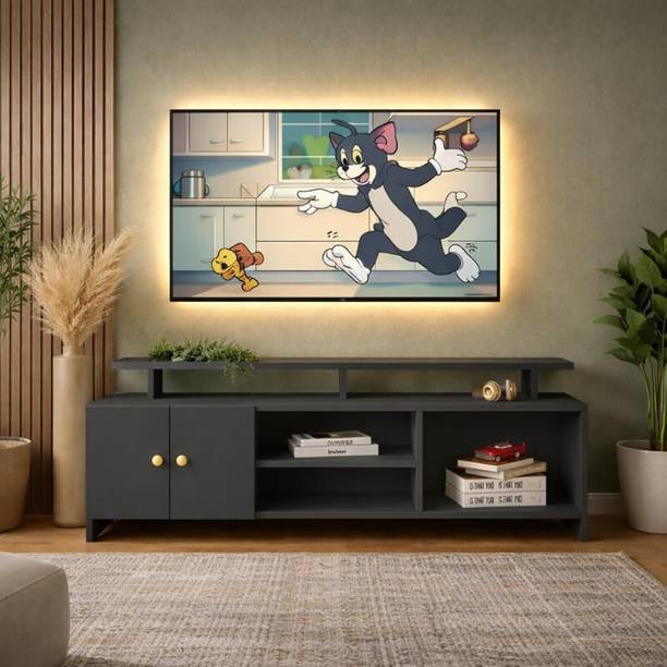 Ansicraft TV Stand Table for Living Room | TV Unit Cabinet Furniture for Home |Living room Engineered Wood TV Entertainment Unit
