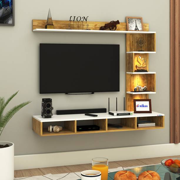 ANIKAA Kasey TV Cabinet 55 inches TV Engineered Wood TV Entertainment Unit