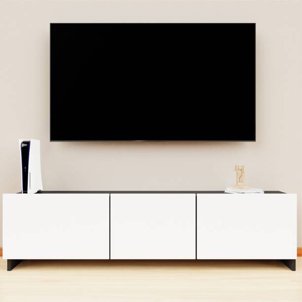 Divysa Wooden TV Unit for Living Room | Engineered Wood TV Stand | Engineered Wood TV Entertainment Unit