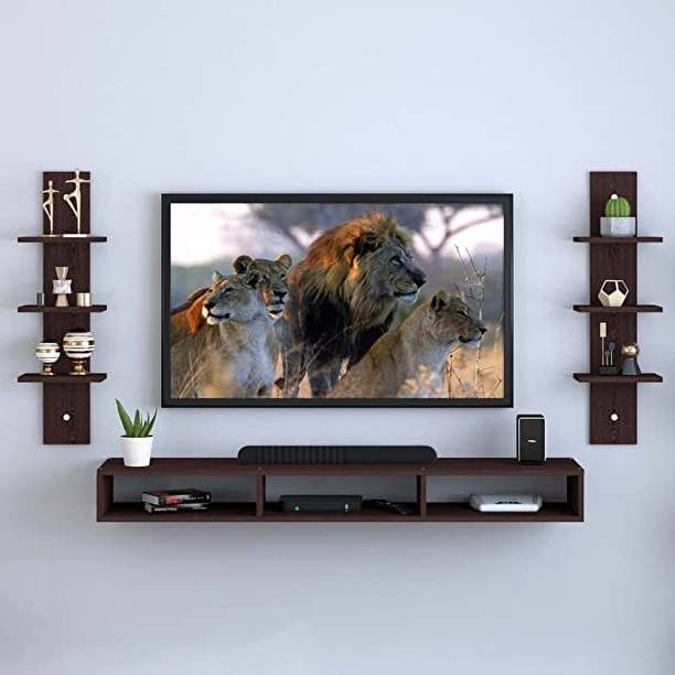 ILMA HANDICRAFTS Modern Wooden TV Unit for Living Room | Stylish Entertainment Cabinet Engineered Wood TV Entertainment Unit