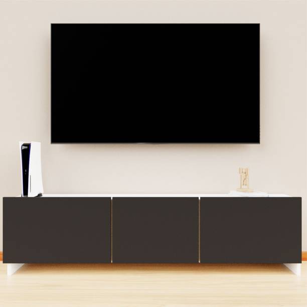 FunTree Wooden TV Unit for Living Room | Engineered Wood TV Stand | Engineered Wood TV Entertainment Unit