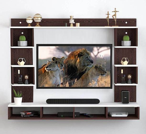 TheGoodLuck 32 to 32 Inches Wooden TV Cabinet Showcase Stand panel wall unit Engineered Wood TV Entertainment Unit