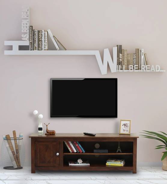 FLYWOOD SCB-1410 Solid Wood TV Entertainment Unit