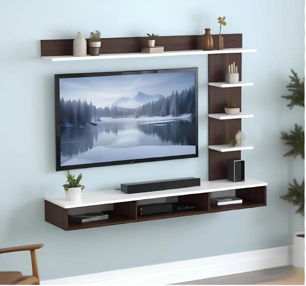 STUFFBOX Engineered Wood Wall Mount TV Unit/TV Stand for 39" TV Engineered Wood TV Entertainment Unit