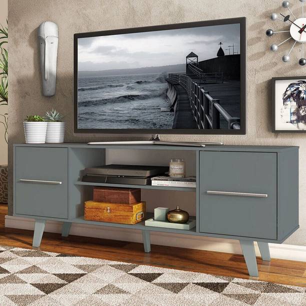 Madesa Modern 55" TV's Console Engineered Wood TV Entertainment Unit