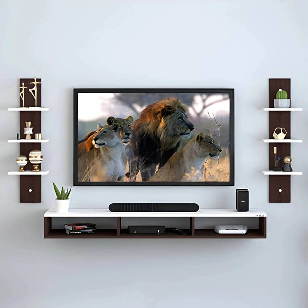 Artival Crafts Engineered Wood tv unit with white or balck color Engineered Wood TV Entertainment Unit