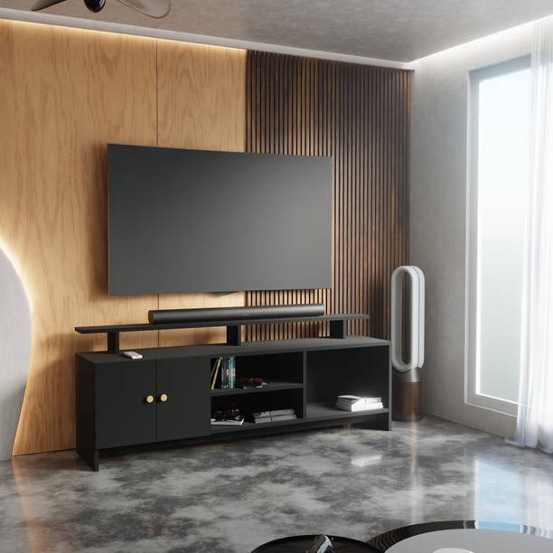Flipkart Perfect Homes TV Unit for Living Room | TV Stand Table Cabinet Furniture for Home |Living room Engineered Wood TV Entertainment Unit