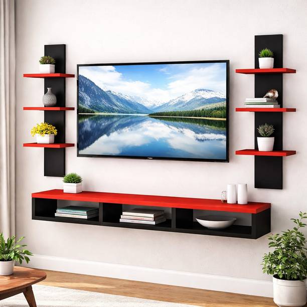 KK KRAFT TV Unit/Cabinet/Shelf Engineered Wood TV Entertainment Unit